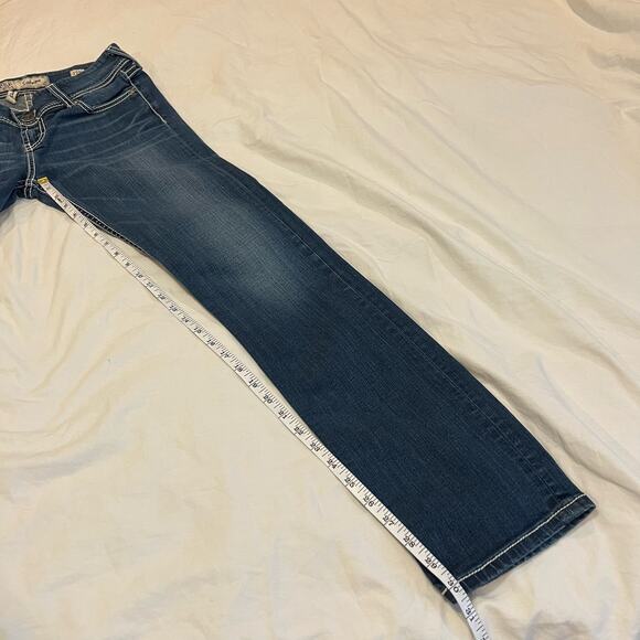 BKE Denim Sabrina Skinny Crystal Embellished Pockets Jean 27 x 31.5 - Picture 8 of 14